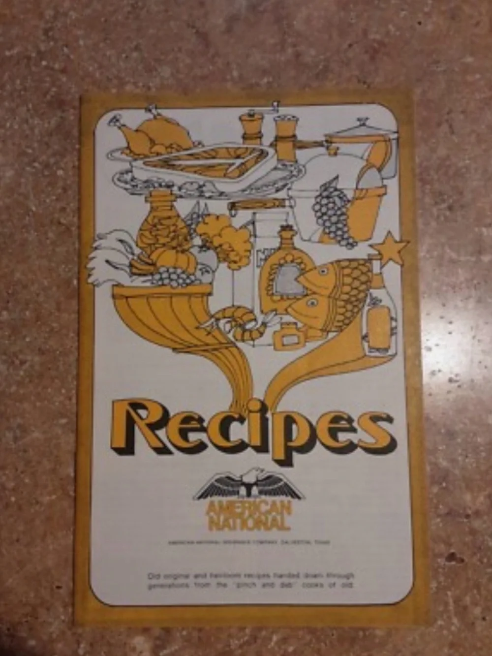 Vintage American National Insurance Recipe/ Cookbook Booklet